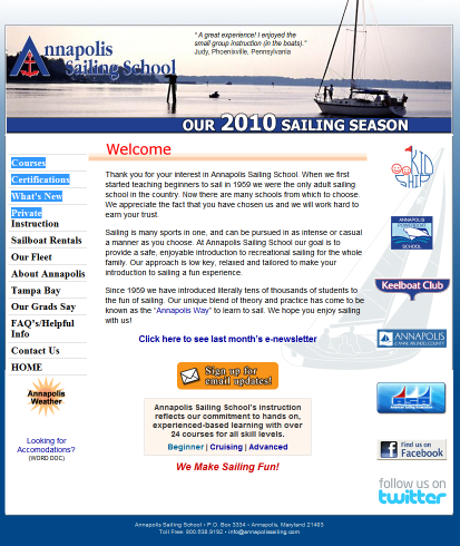 Adult Sailing Lessons